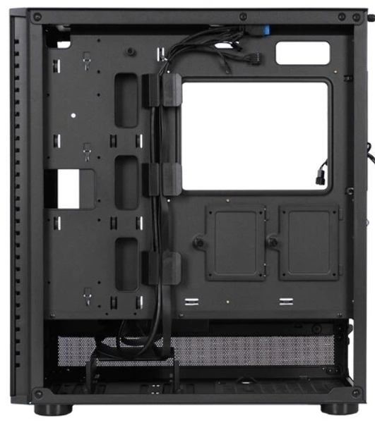 Компьютерный корпус PCCooler IE200 BK, Tempered Glass Full Tower, черный, TG, SPCC, 1x120мм ARGb E-ATX, ATX, mATX, mITX 180/380/220мм 4x2.5', 2x3.5', 7+3xPCI 1xUSB-A 3.0, 2xUSB-A 2.0 432x225x495мм