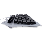 Клавиатура Gembird KB-G710M-S проводная, USB Type-A, чёрный/серебристый, фото5