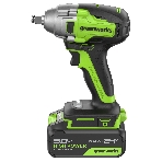Гайковерт Greenworks GD24IW400 аккум. патрон:квад.1/2' (3802907CUG), фото2