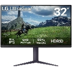 Монитор 31.5' LG UltraGear 32GS85Q-B IPS 2560x1440, 180 Гц, 1 мс, 16:9, 350 кд/м2, 2xHDMI, 1хDP, 1x3.5 мм, черный, фото 1