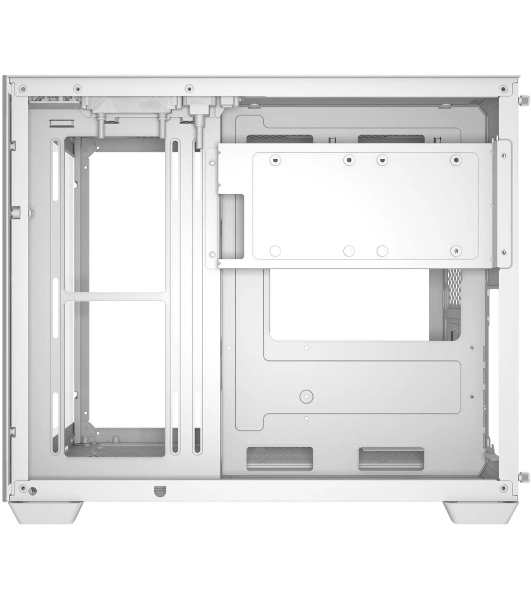 Компьютерный корпус Bloody BD-CC108 белый без БП mATX 9x120мм 2xUSB 3.0 audio bott PSU