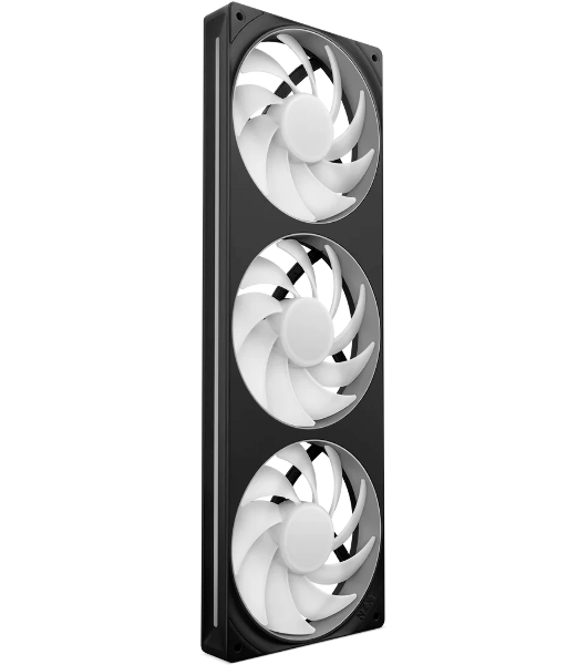 Вентилятор для корпуса Case Cooler NZXT F360 RGb Core (120x120x25мм, 4-pin PWM, RGb, 75.12CFM, 30dBA, 2400RPM, Black, Single-Frame RGb Fan Unit)