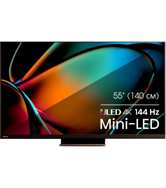 Телевизор Hisense 55' 55U8KQ черный Mini-Led UHD 120Hz Smart TV