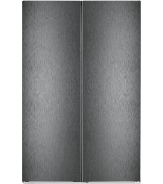 Холодильник Liebherr Комбинация XRFbd 5220-22 001 (SFNbdd 5227-22 001 + SRbdd 5220-22 001) черный двухкамерный 398/271л морозилка сбоку, No Frost, Side by Side