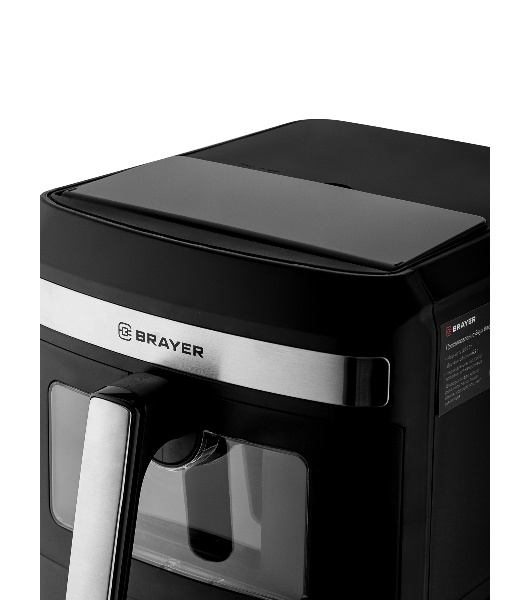 Аэрогриль BRAYER 2051BR черный, 2800 Вт, 13 л, сенсор, 10 программ