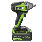 Гайковерт Greenworks GD24IW400 аккум. патрон:квад.1/2' (3802907CUG), фото3