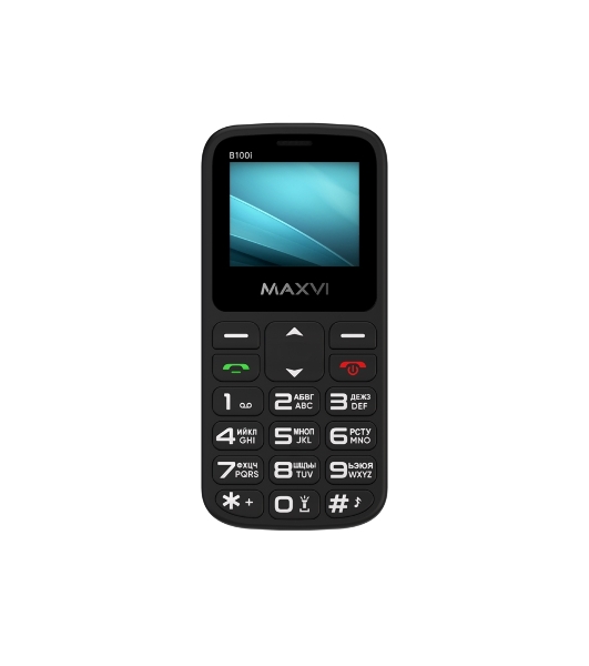Мобильный телефон Maxvi B100i черный