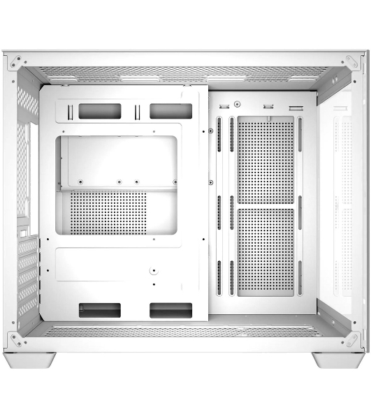 Компьютерный корпус Bloody BD-CC108 белый без БП mATX 9x120мм 2xUSB 3.0 audio bott PSU