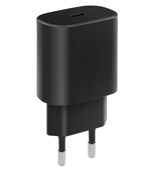Сетевое зарядное устройство Defender UPA-125 25W,USB C,кабель Type-C,черный