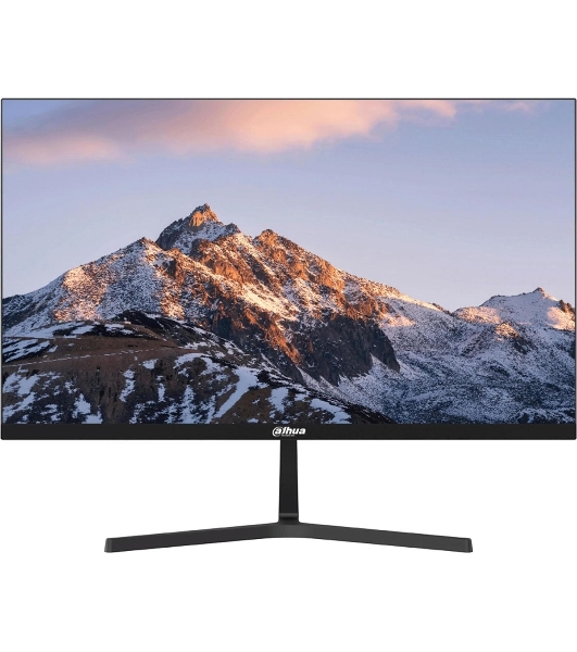 Монитор 23.8' Dahua DHI-LM24-B200S VA 1920x1080, 100 Гц, 5 мс, 16:9, 250 кд/м², 1xHDMI, 1xVGA, динамики, черный