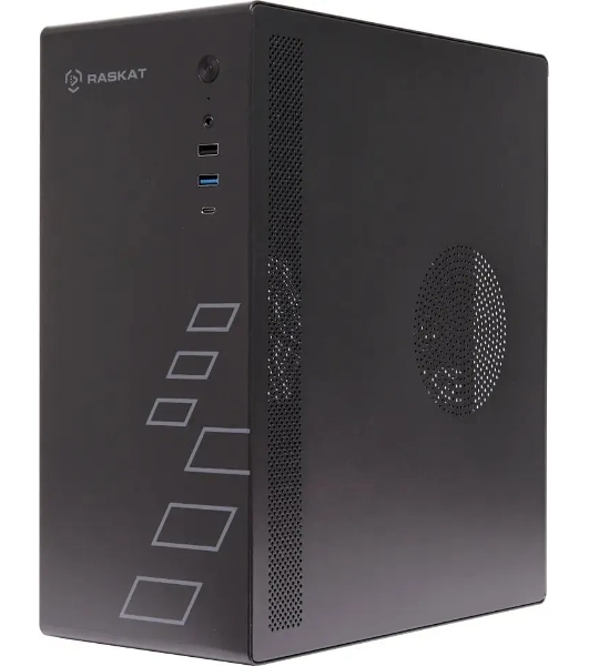 Компьютер Raskat Standart 300 (Intel Core i3 12100, RAM 8Gb, SSD 240Gb, no OS, kb+ms, черный)