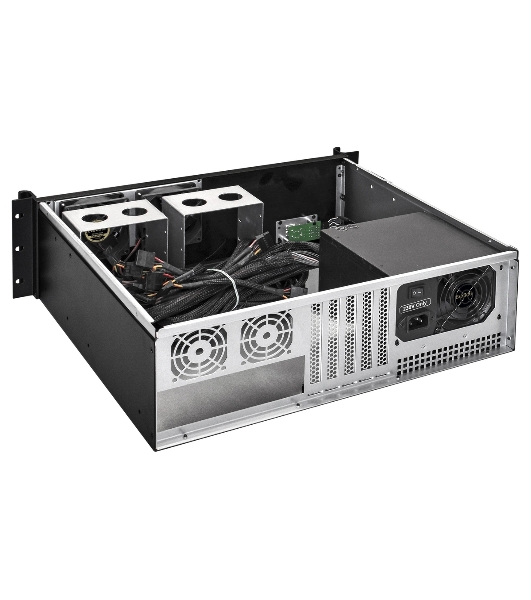 Серверный корпус ExeGate Pro 3U390-08 (RM 19', высота 3U, глубина 390, БП 500ADS, USB)