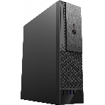 Компьютерный корпус с блоком питания 300Вт. Foxline FL-1001 mATX case, black, w/PSU TFX 300W, w/2xUSB2.0+2xUSB3.0, w/1xcombo audio, w/pwr cord, w/8cm FAN, фото 1