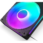 Вентилятор для корпуса Case Cooler NZXT F360 RGb Core (120x120x25мм, 4-pin PWM, RGb, 75.12CFM, 30dBA, 2400RPM, Black, Single-Frame RGb Fan Unit), фото4