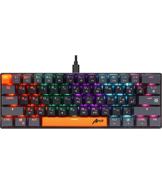Клавиатура проводная Defender USB APEX GK-002 RU