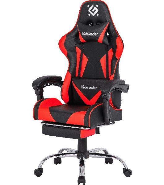 Кресло игровое Defender PILOT RED/BLACK