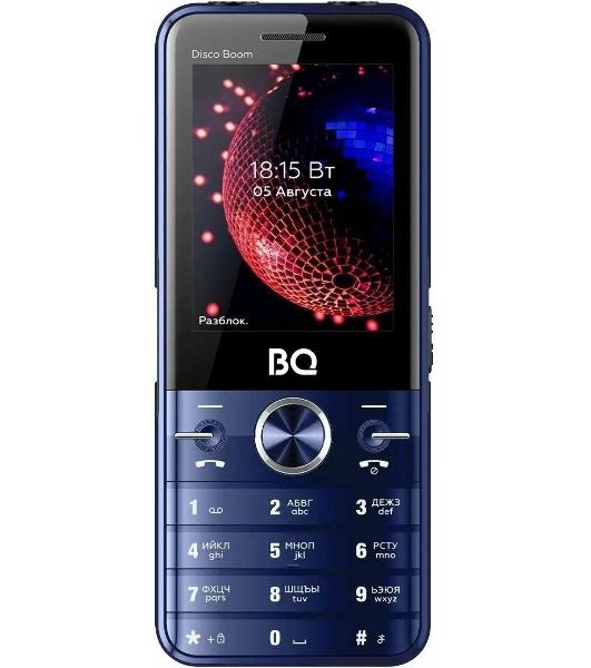 Мобильный телефон BQ 2842 Disco Boom синий/черный
