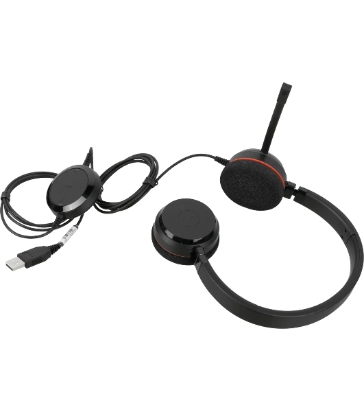 Гарнитура Jabra Evolve 20 MS Stereo USB чёрный, проводная