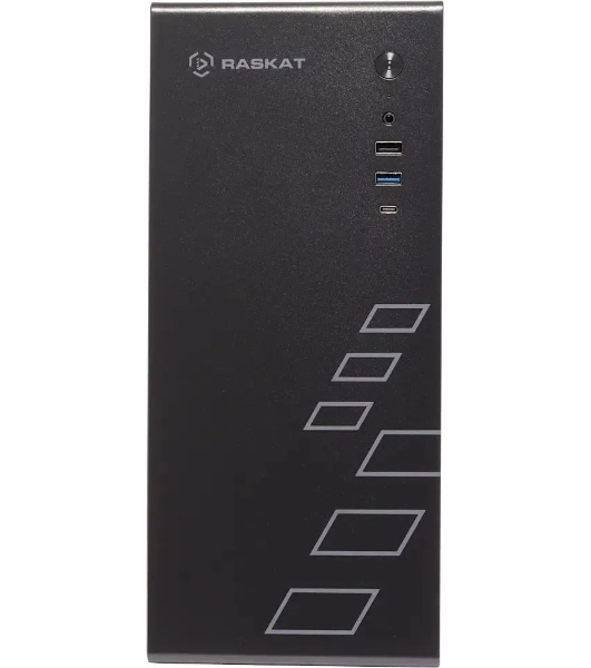 Компьютер Raskat Standart 300 (Intel Core i3 12100, RAM 8Gb, SSD 240Gb, no OS, kb+ms, черный)