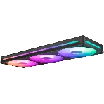 Вентилятор для корпуса Case Cooler NZXT F360 RGb Core (120x120x25мм, 4-pin PWM, RGb, 75.12CFM, 30dBA, 2400RPM, Black, Single-Frame RGb Fan Unit), фото5