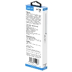 Кабель Maxvi MC-19L blue, USB-A - Lightning, 2.4A, LED ток макс. нагрузки 2.4А, макс. напряжение 5V; стандарт USB 2.0; длина кабеля 1.5м, нейлоновая оплетка, металлические корпуса разъемов,LED подсветка, цвет: синий, фото3
