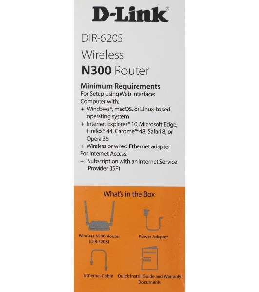 Роутер беспроводной D-Link DIR-620S/RU/B1A N300 черный