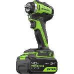 Гайковерт Greenworks G24IW200 аккум. патрон:квад.3/8' (3803607CUB), фото 1