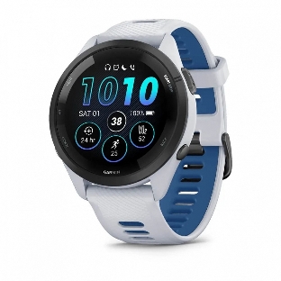Умные часы Garmin Forerunner 265, 1.3' AMOLED, 5G, Wi-Fi, Bluetooth, NFC, IPX7, белый