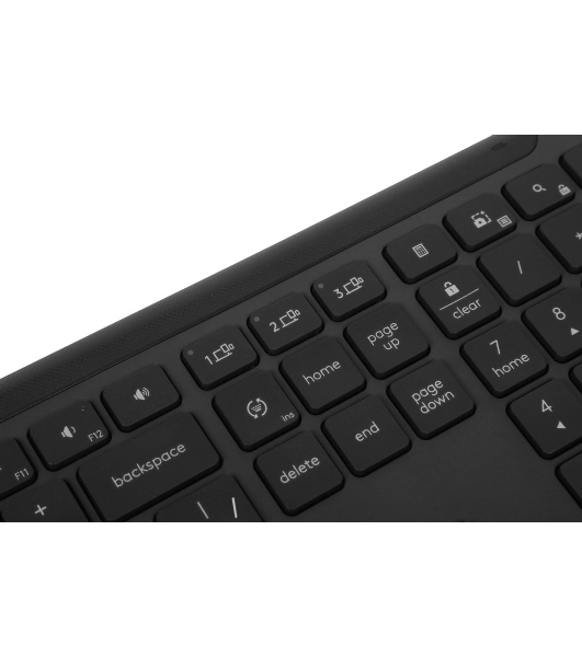 Комплект клавиатура+мышь Logitech MK950 беспроводной, USB, графитовый/чёрный