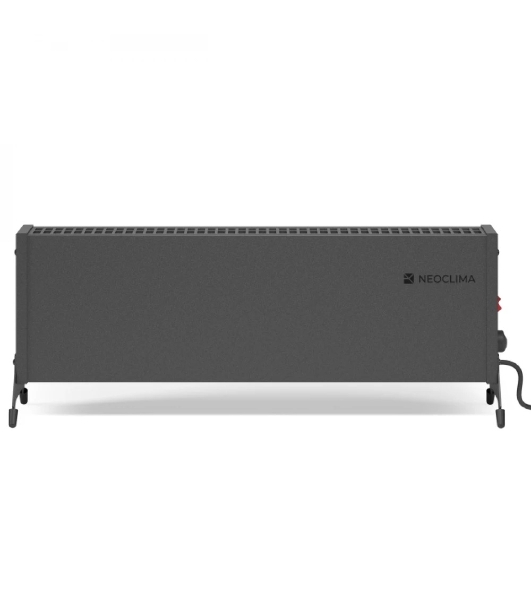 Конвектор электрический Neoclima Nano 1500B черный, 1500 Вт, 20 м2, термостат