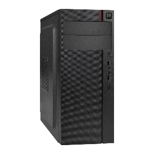 Компьютерный корпус Miditower ExeGate AA-440-AA450 (ATX, AA450 8 см, 2*USB, аудио)