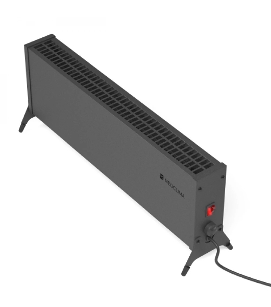 Конвектор электрический Neoclima Nano 1500B черный, 1500 Вт, 20 м2, термостат