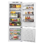 Встраиваемый холодильник Maunfeld MBF193NFW1GR Inverter белый двухкамерный 257/84 л морозилка снизу, No Frost, фото7