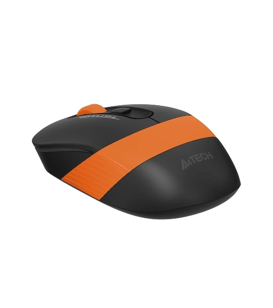 Мышь беспроводная A4Tech Fstyler FG10 черный/оранжевый, 2000 dpi, радиоканал, USB, кнопки - 4