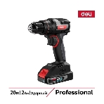 Дрель-шуруповерт Deli DE-CZ20-1D2, 20 В, 2 Ач, 70 Нм, бесщеточный, ударный, фото2