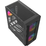 Корпус SAMA S30, Mini-Tower, чёрный, 2 x 140 мм, 1 x 120 мм, фото5