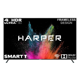 Телевизор Harper 75' 75U750TS черный LED 4K UHD 60Hz Android