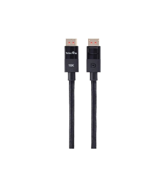 Кабель соединительный Telecom DP-DP 2.1V 80Gbs 16K@60Hz 2м, медь, TCG865-2M