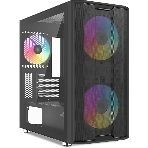 Корпус SAMA S30, Mini-Tower, чёрный, 2 x 140 мм, 1 x 120 мм, фото 1