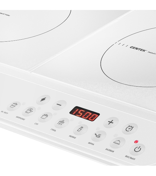 Плита настольная электрическая Centek CT-1514 White