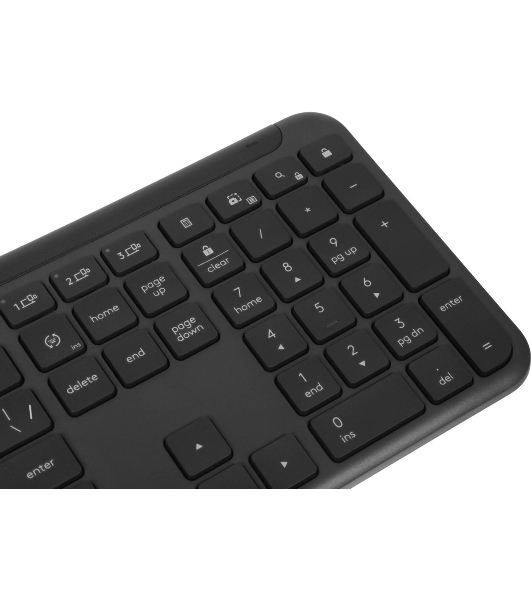 Комплект клавиатура+мышь Logitech MK950 беспроводной, USB, графитовый/чёрный