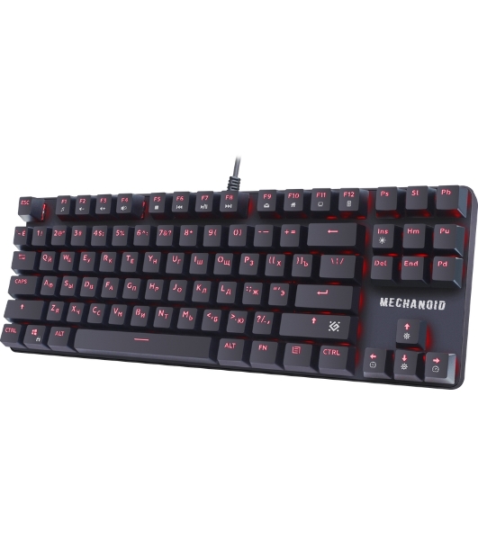 Клавиатура проводная Defender MECHANICAL MECHANOID GK-581 RU BLK