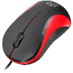 Мышь проводная Oklick 115S черный/красный, 1200 dpi, USB, кнопки - 3, фото4