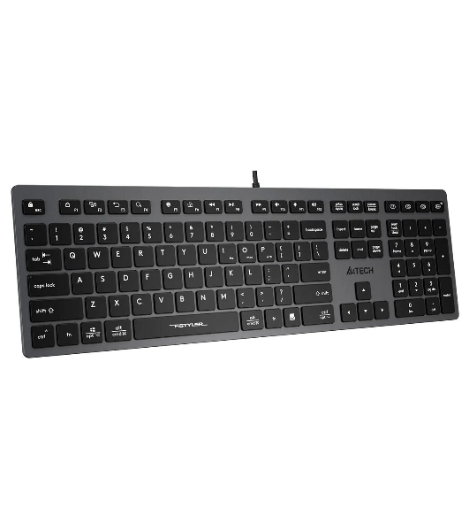 Клавиатура проводная A4Tech Fstyler FX50, USB, серый