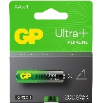 Батарея GP Ultra Plus Alkaline 15AUPA21-2CRSB4 AA (4шт) блистер, фото 1