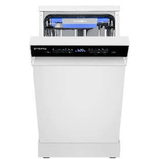 Посудомоечная машина Maunfeld MWF45331W Inverter, белый, 45 см, 10 компл., 44 дБ, класс A+++