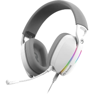 Гарнитура Marvo Pulz 70S Gaming Headset белый, проводная, USB, 7.1 Surround, RGB-подсветка
