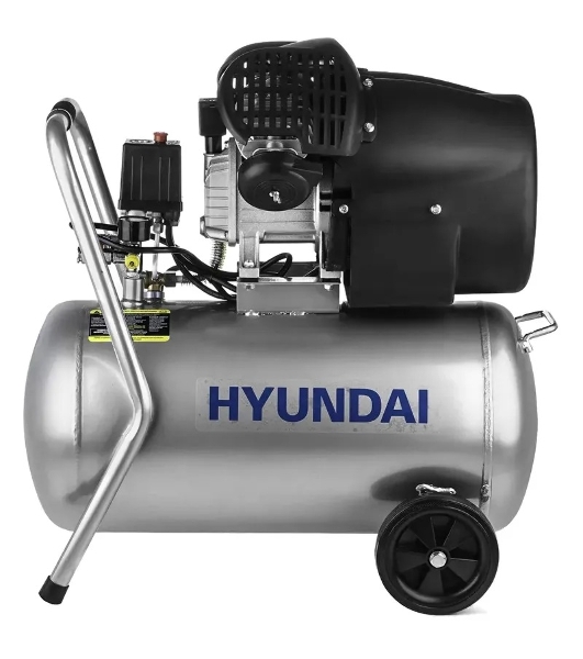 Компрессор поршневой Hyundai HYC 40250LMS масляный 400л/мин 50л 2200Вт серебристый/черный