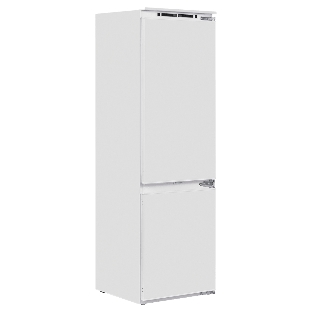 Встраиваемый холодильник Maunfeld MBF193NFW1GR Inverter белый двухкамерный 257/84 л морозилка снизу, No Frost