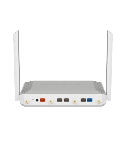 Мультигигабитный интернет-центр Netcraze Hero 5G (NC-4110) с модемом 5G, двумя слотами для SIM-карт, Mesh Wi-Fi 6 AX3000, Smart-коммутатором 1×2.5G и 4×1G, многофункциональными портами USB 3.0 и 2.0